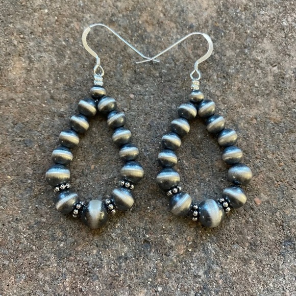 Sterling Silver Bead Earring… - Picture 7 of 8